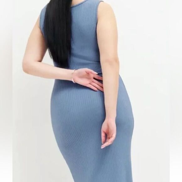 Reformation Willie Knit Dress Color Viola XL NWT $148 - Picture 4 of 6